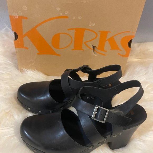 KorkEase Shoes Korks Abloom Black Clogs Poshmark